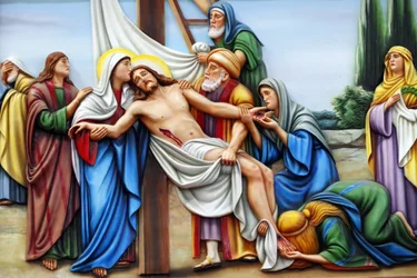 Way of the Cross, Station 13: Jesus is Taken Down from the Cross, Our Lady of Fatima Church, Ho Chi Minh City, Vietnam