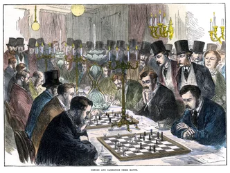 Oxford and Cambridge Chess Match, 19th Century