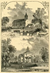 Paddington Church: 1750 and 1805, c1876