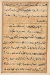 Page from Tales of a Parrot Tuti-nama: Text Page