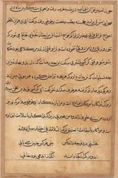 Page from Tales of a Parrot Tuti-nama: Text Page