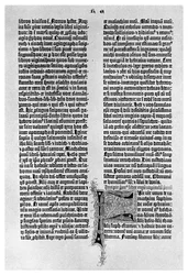 Page from a Gutenberg Bible, c. 1455
