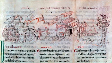 Page from a Psalter