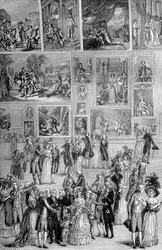Painting exhibition, the Louvre, Paris
