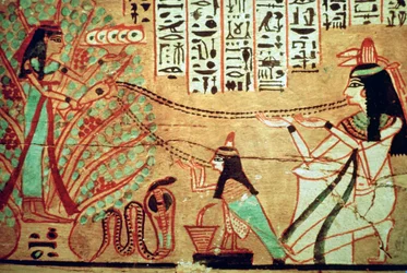 Painting of a Woman and Her Ba