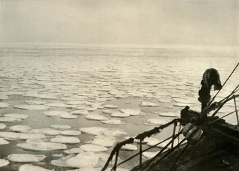 Pancake Ice in the Ross Sea, 1908