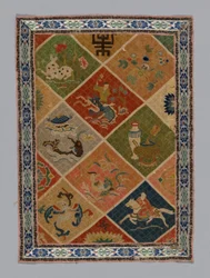 Panel Dress Fabric, China, Qing Dynasty