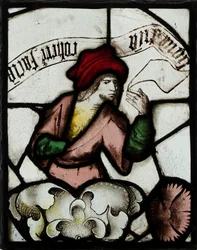 Panel with Prophet from a Tree of Jesse Window