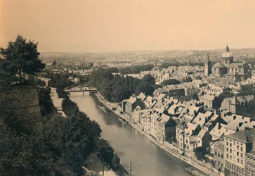 Panorama of the Sambre, c. 1900