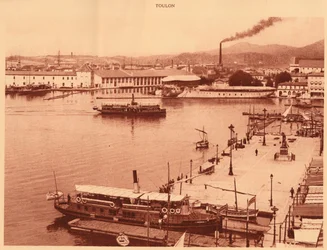 Panorama of the Quais at Toulon