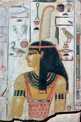 Papyrus Image of the Goddess Maat