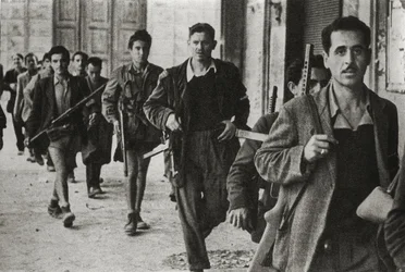 Partisans in Cesena, Emilia Romagna, Italy, October 1944