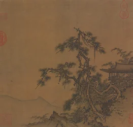 Pavilion on the Hillside, Ming Dynasty, 15th Century