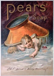 Pears soap advert, 1897