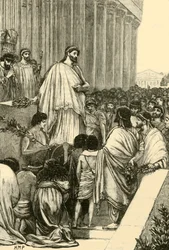 Pericles Delivering the Funeral Oration Over the Athenians, 1890