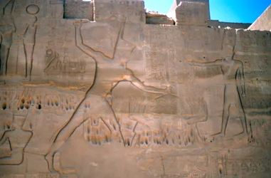 Pharaoh Seti, Capture of Slaves, Luxor, Egypt