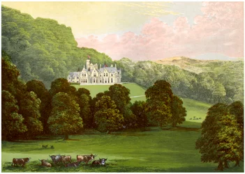 Philiphaugh, Selkirkshire, Scotland, Home of Baronet Murray, c1880