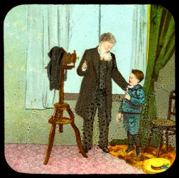 Photographer and child, 19th century