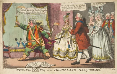 Pizzaro a New Play or the Drury-Lane Masquerade