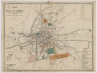 Plan of Rennes