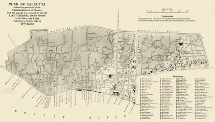 Plan of Calcutta, 1925