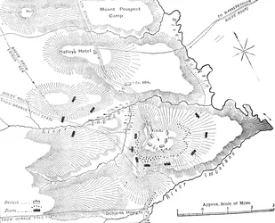 Plan of the Action on the Ingogo, February 8, 1881