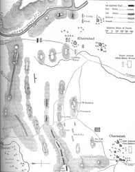 Plan of the Battle of Charasiah, Oct. 6, 1979