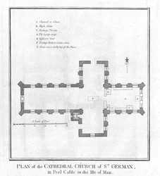 Plan of the Cathedral Church of St. German