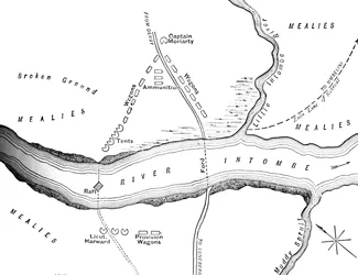 Plan of the Disaster on the Intombe River March 12, 1879