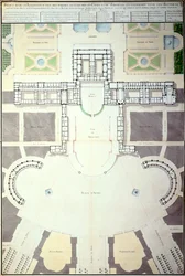 Plans for the Transformation of Versailles, France