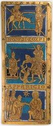 Plaque from a Portable Altar with Scenes from the Life of Jesus, German