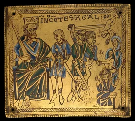 Plaque with the Massacre of the Innocents, German, ca. 1150.