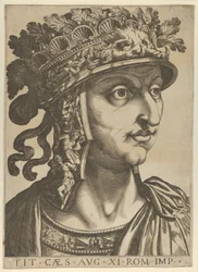 Plate 11: Titus Vespasian looking to the right, from 