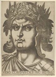Plate 6: Nero with His Head Turned Slightly to the Right, from 