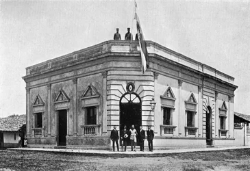 Police magistrates office, Carapegua, Paraguay