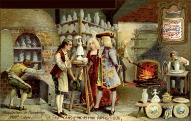 Porcelain Manufacture in the 18th Century from a French Advertisement