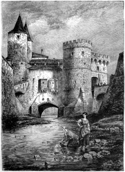 Porte des Allemands German Gate, Metz, France