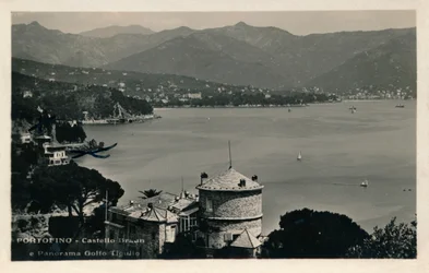 Castello Brown and Panorama of Tigullio Gulf, Portofino