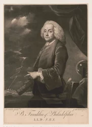 Portrait of Benjamin Franklin (1706-1790)