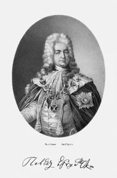Portrait of Count Pavel Ivanovich Yaguzhinsky, 1683-1736, 1862