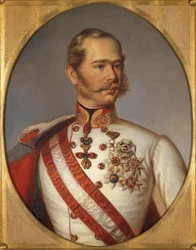 Portrait of Franz Joseph I of Austria, ca 1855