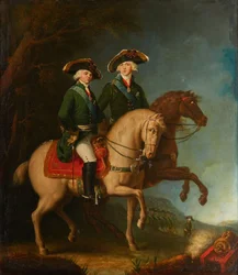 Portrait of Grand Dukes Alexander Pavlovich and Constantine Pavlovich
