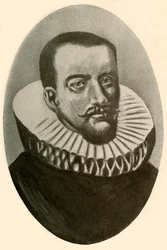 Portrait of Henry Hudson, English Navigator in Ruff