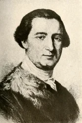 Portrait of John Penn, Colonial Governor, showing fur-trimmed coat