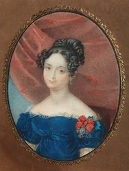 Portrait of Maria Jakovlevna Naryshkina, née Lobanova-Rostovskaya, 1840s