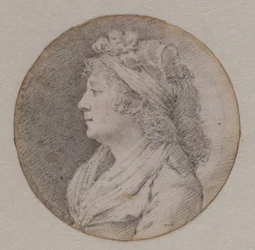 Portrait of Marie Louise of Savoy, Princess of Lamballe