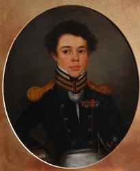 Portrait of Mikhail Ivanovich Ozerov, 1792-1867, c. 1815