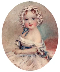 Portrait of Queen Victoria as a child, 19th century, 1913