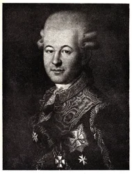 Portrait of Semyon Zorich, the Catherine the Great