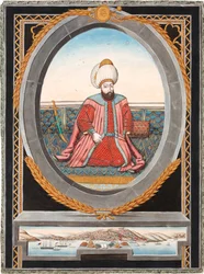 Portrait of Sultan Murad II